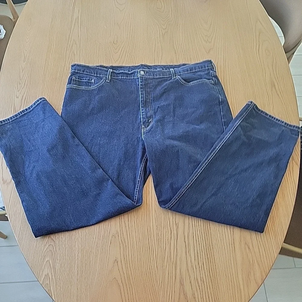 Levi's 550 Jeans Mens 48x34 Relaxed Fit‎ Straight Leg Casual Dark Wash Classic